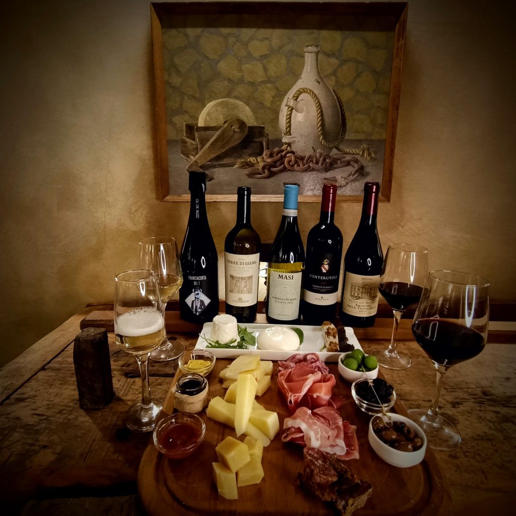 menú degustación vip con vino maridado