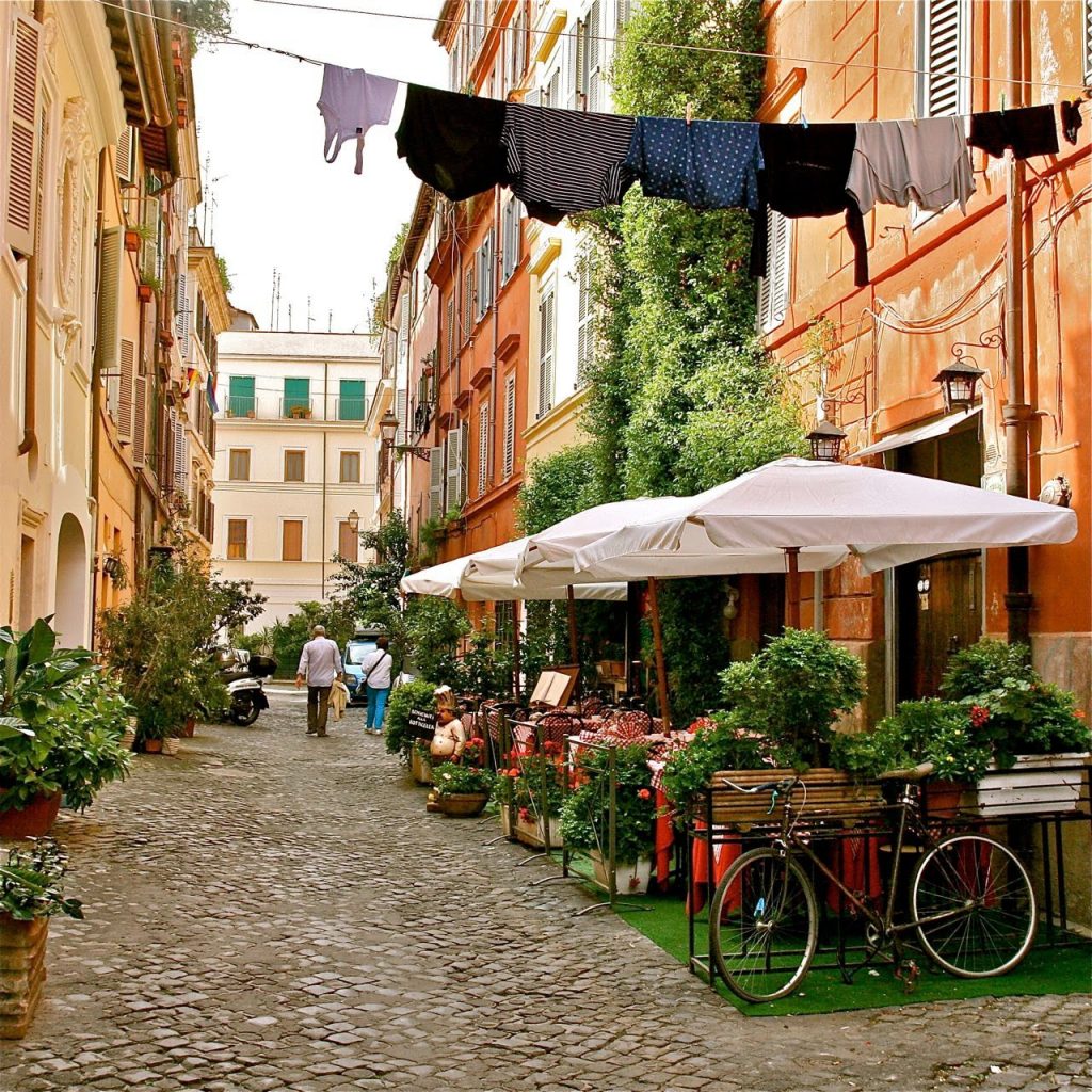 Barrio Trastevere de Roma