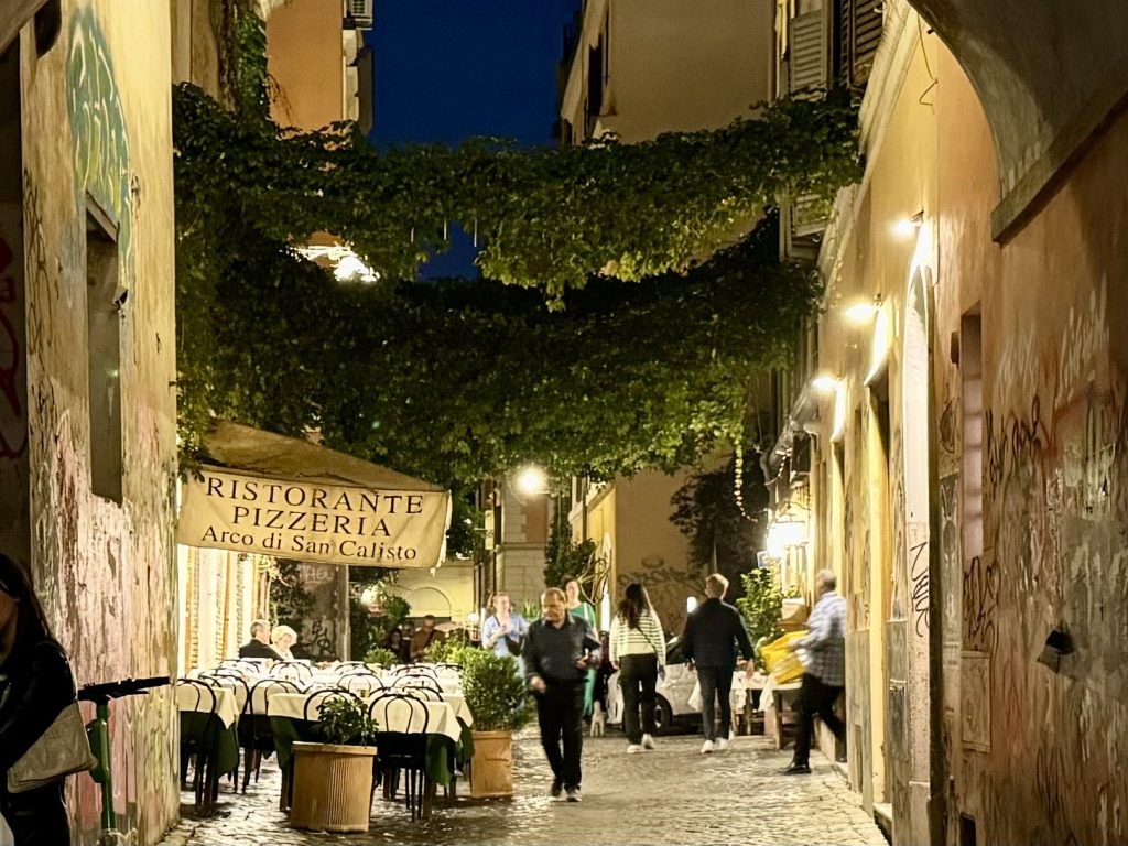 Restaurante situado en Roma, Italia