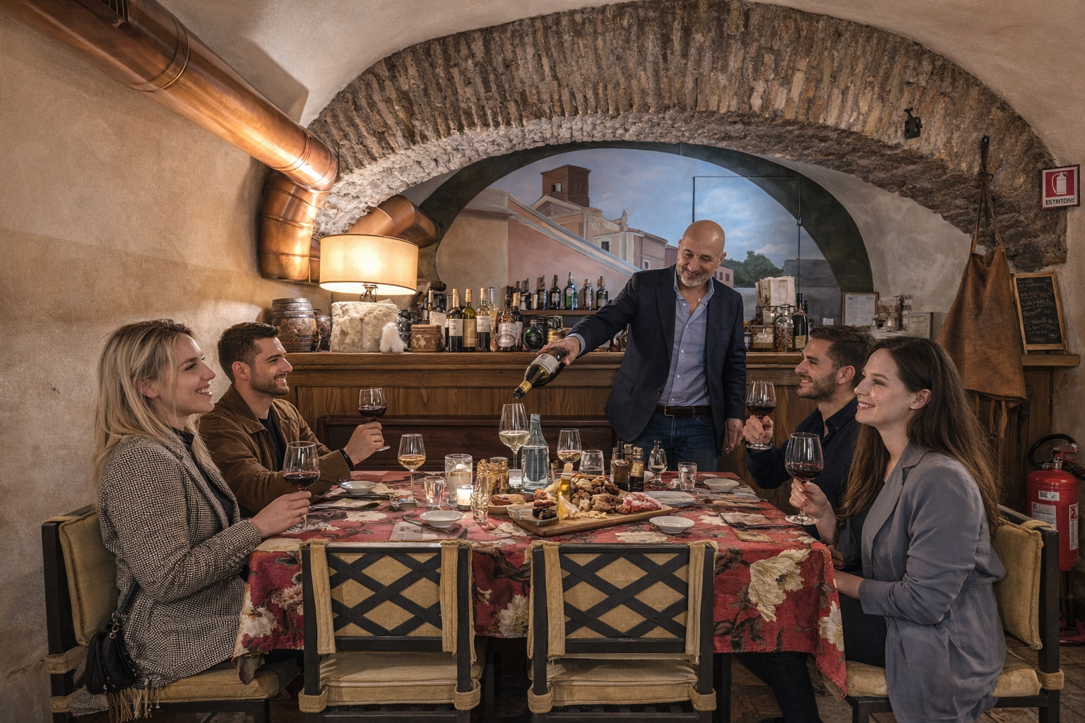 Roma degustazione vini a Trastevere